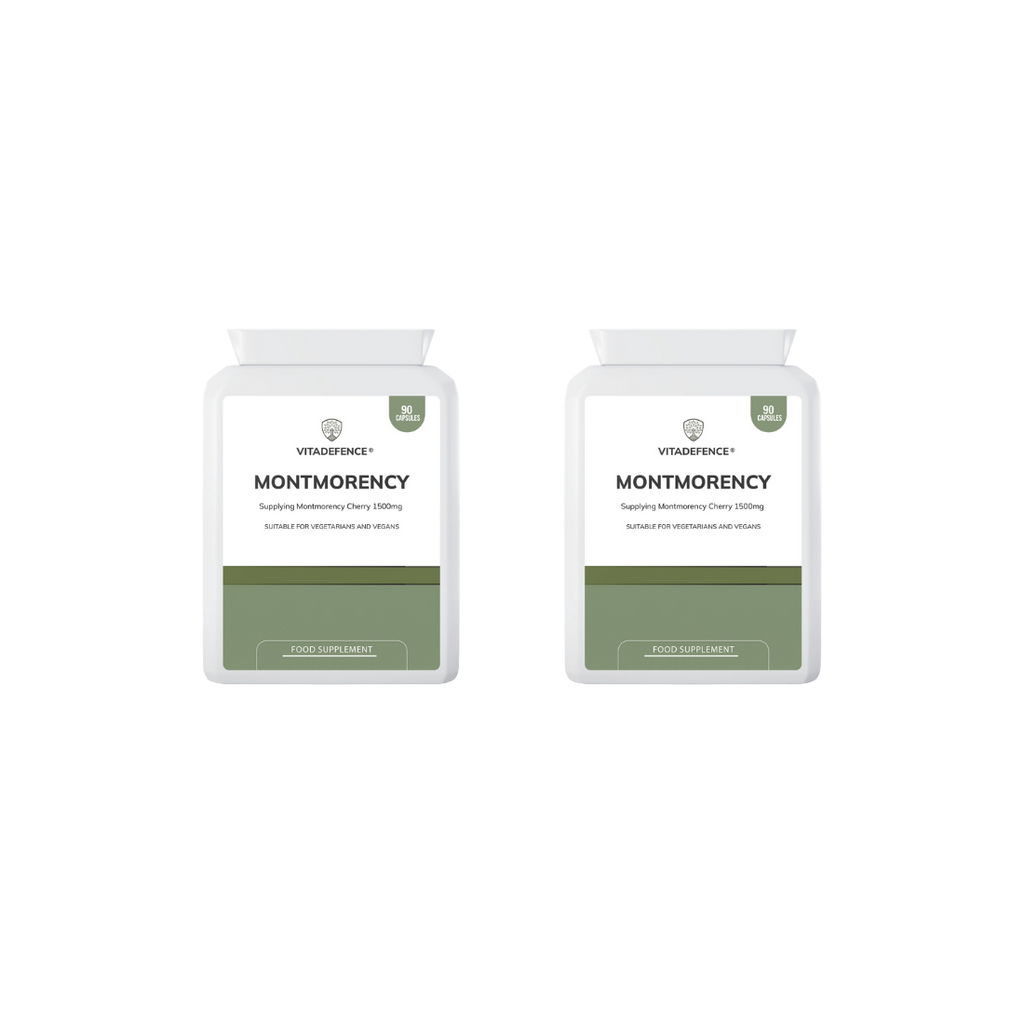 Montmorency 2-Pack | Pure Cherry Extract 1500mg – 180 Capsules (2 x 90)