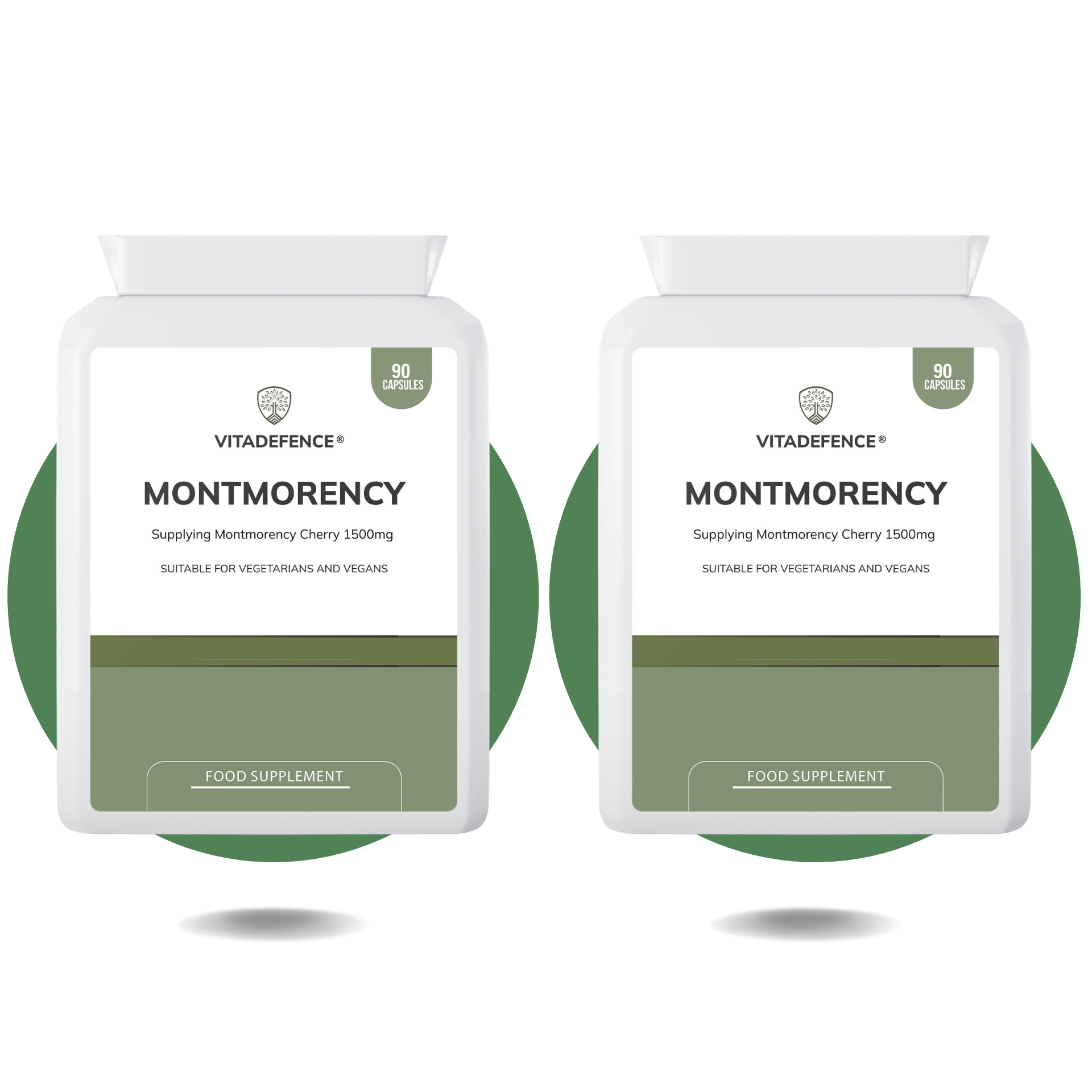 Montmorency 2-Pack | Pure Cherry Extract 1500mg – 180 Capsules (2 x 90)